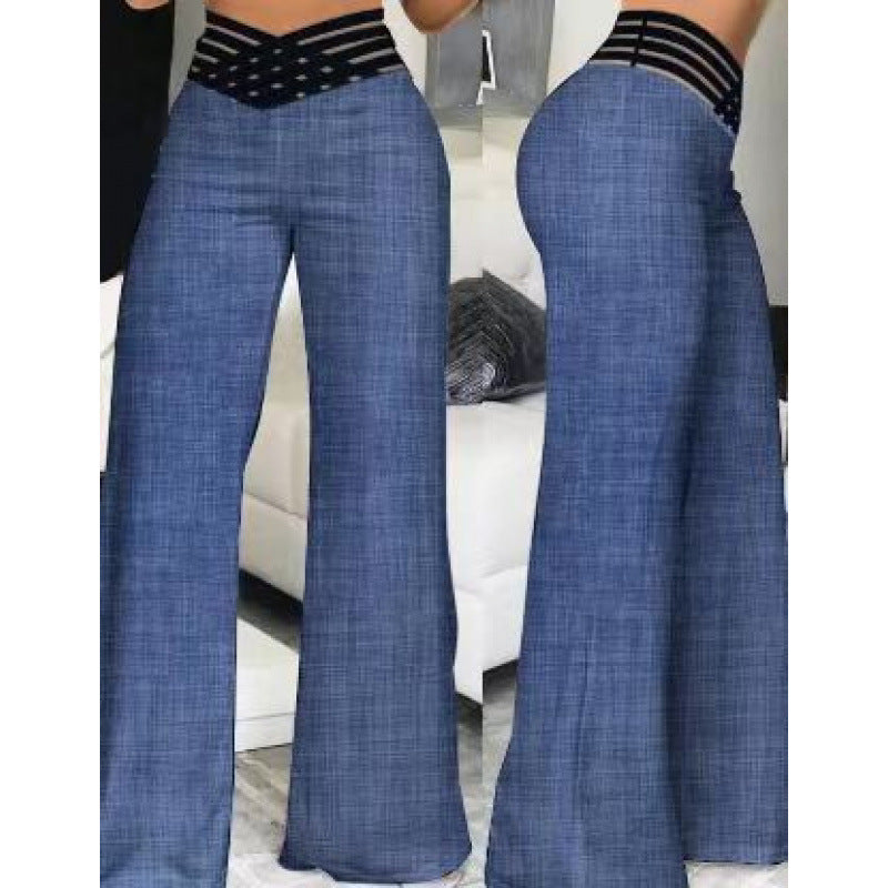 Pantalón Palazzo Blanco | Cintura Alta & Pernera Ancha