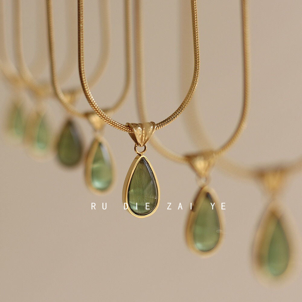 Collar Colgante Gota | Estilo Vintage Francés