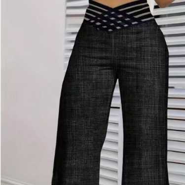 Pantalón Palazzo Blanco | Cintura Alta & Pernera Ancha