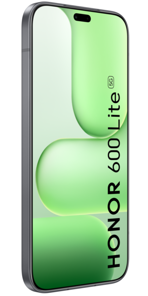 Honor 600 Lite 5G frontal ángulo verde
